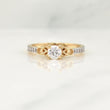 Anillo Solitario 2.6 g / T5,75 Oro Amarillo 18K