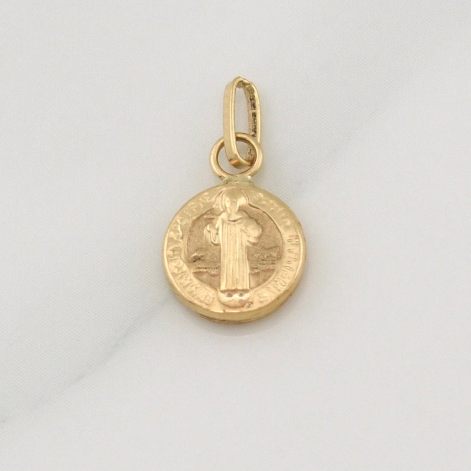 Pendant San Benito 0.35 g / 1/2 in Yellow Gold 18K
