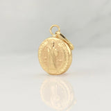 Dije San Benito 0.55 g / 3/4 in Oro Amarillo 18K