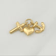 Dije Tres Gracias 0.85 g / 3/4 in Oro Amarillo 18K