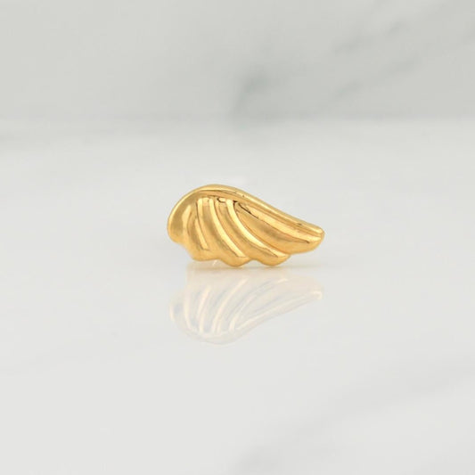 Wing Stud 0.45 g / in / 15 mm Yellow Gold 18K