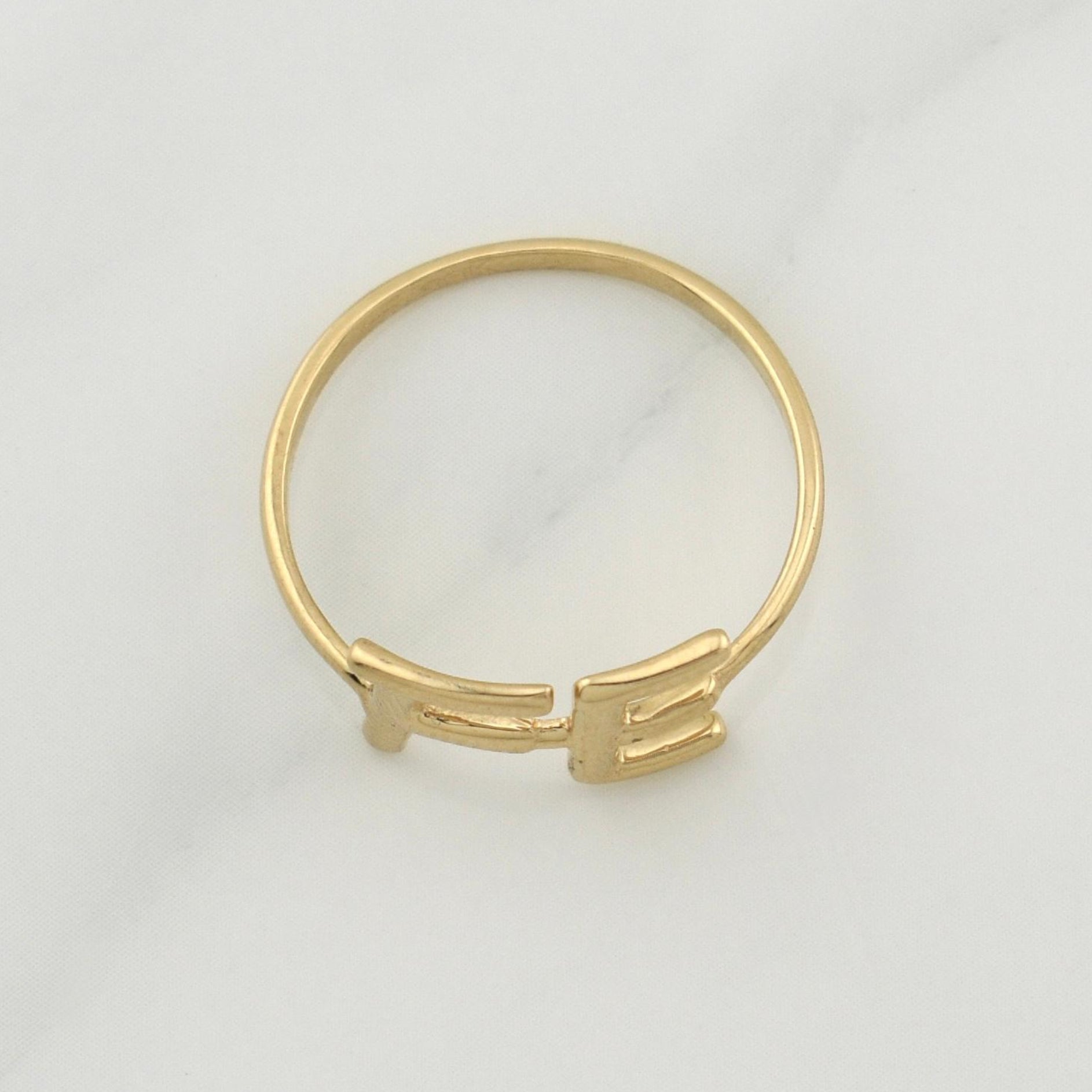 Faith Ring 1.65 g / T7 Yellow Gold 18K