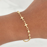 Bracelet Gc Cruz 2.1 g / 7 in / 5.2 mm Yellow Gold 18K