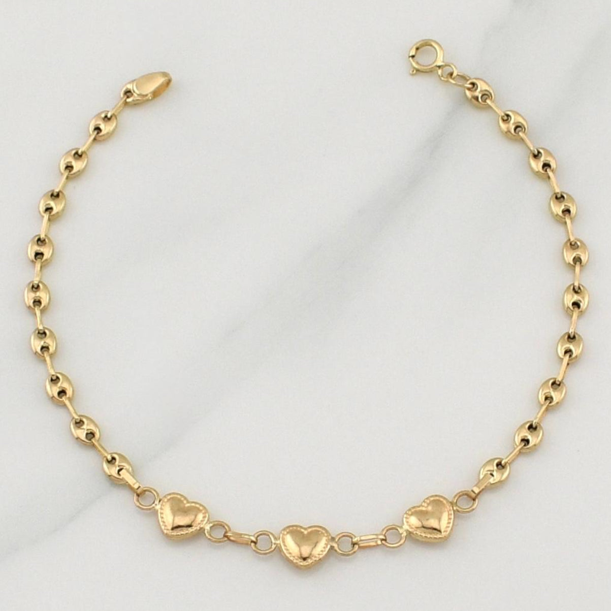 Bracelet Gc Corazon 2.2 g / 7 in / 5.8 mm Yellow Gold 18K