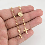 Bracelet Denario Miraculous Virgin 3.75 g / 7 3/4 in / 4 - 5 mm Yellow Gold 18K