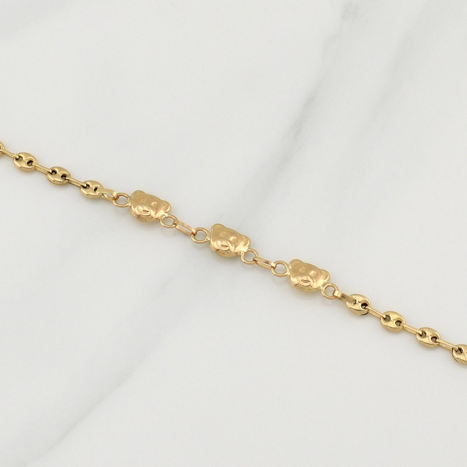 Bracelet Gc Oso 2.35 g / 7 in / 5.3 mm Yellow Gold 18K