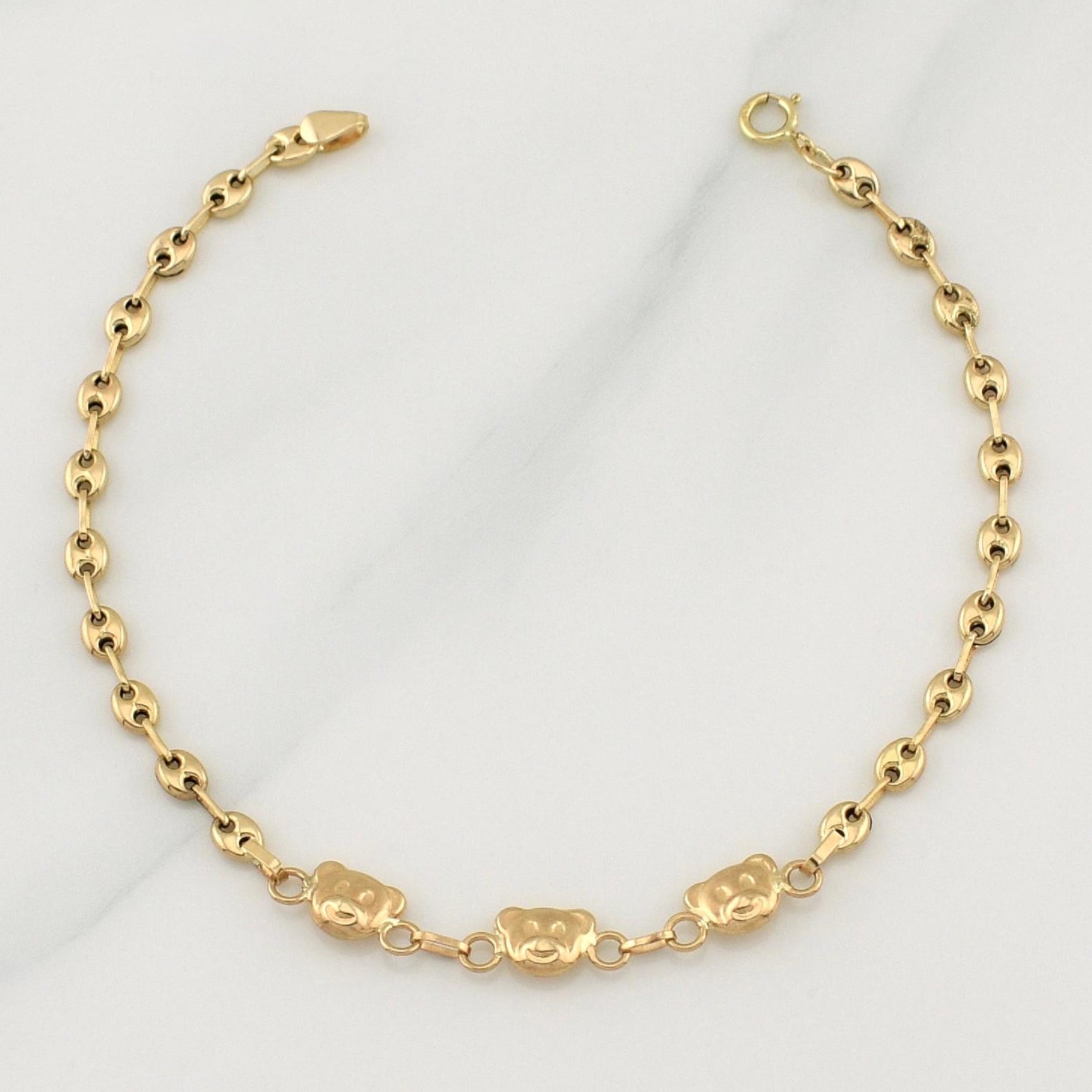 Bracelet Gc Oso 2.35 g / 7 in / 5.3 mm Yellow Gold 18K
