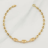 Bracelet Gc Oso 2.35 g / 7 in / 5.3 mm Yellow Gold 18K