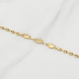 Bracelet Gc Corona 2.2 g / 7 in / 6 mm Yellow Gold 18K