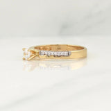 Anillo Solitario 3.4 g / T8 Oro Amarillo 18K