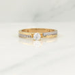 Anillo Solitario 3.4 g / T8 Oro Amarillo 18K