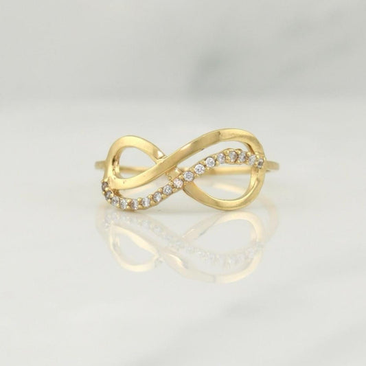 Anillo Infinito 1.35 g / T5,75 Oro Amarillo 18K