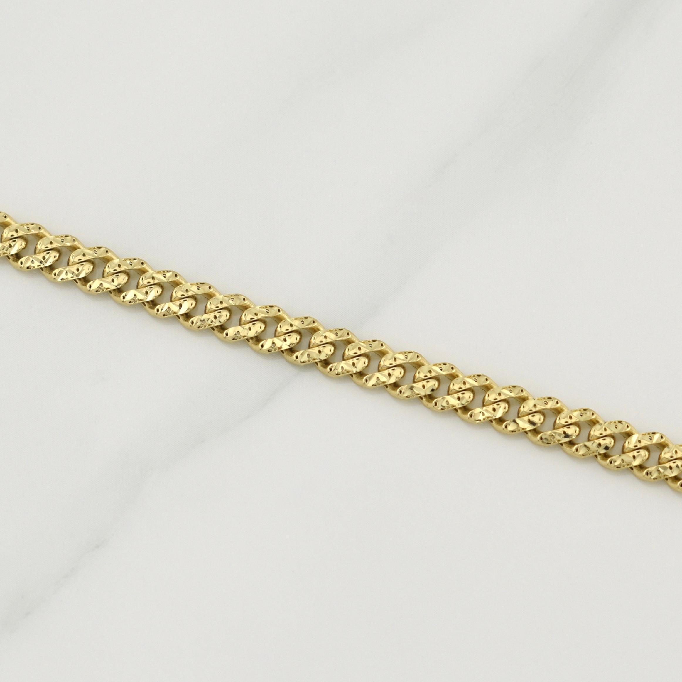 Cadena Cubana Monaco 15.6 g / 20 in / 5 mm Oro Amarillo 18K