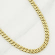 Cadena Cubana Monaco 15.6 g / 20 in / 5 mm Oro Amarillo 18K