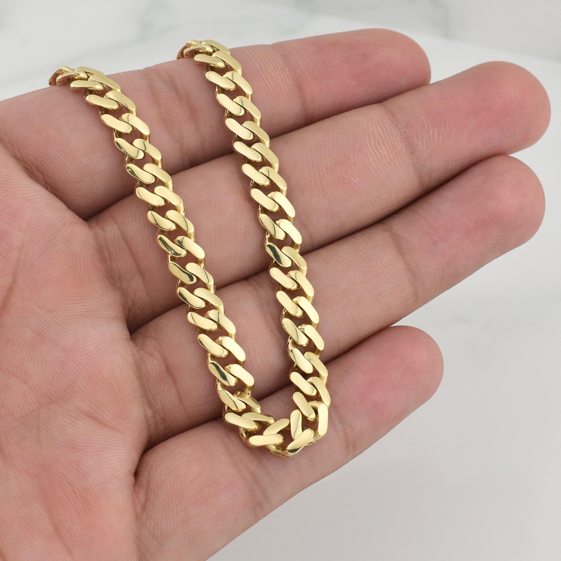 Cuban Links Monaco 22.3 g / 23 3/4 in / 6.5 mm Yellow Gold 18K