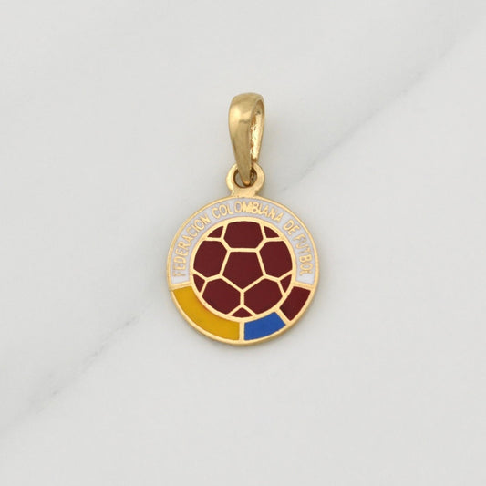 Dije Escudo Seleccion 1.8 g / 1 in Oro Amarillo 18K