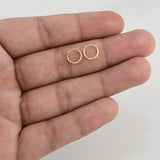 Hoop Earrings Smooth 0.4 g / 1/4 in 18K Yellow Gold