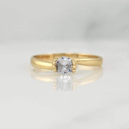 Solitaire Ring Abrazo 1.65 g / T5.75 Yellow Gold 18K
