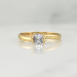 Anillo Solitario Abrazo 1.65 g / T5,75 Oro Amarillo 18K
