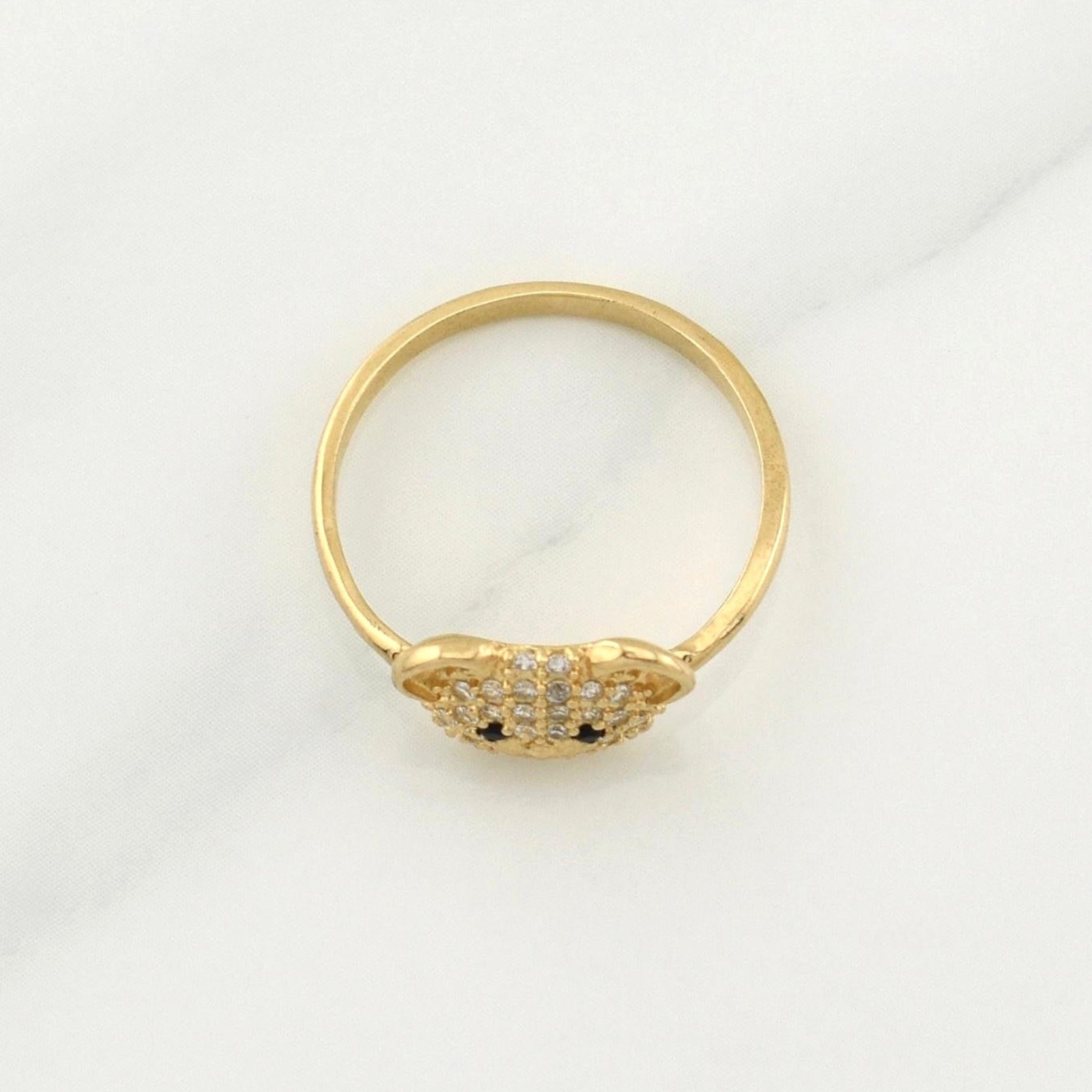 Anillo Oso 2 g / T6 Oro Amarillo 18K