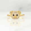 Anillo Oso 2 g / T6 Oro Amarillo 18K