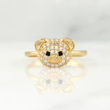 Anillo Oso 2 g / T6 Oro Amarillo 18K
