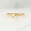Anillo Corazon Infinito 1.25 g / T7,25 Oro Amarillo 18K