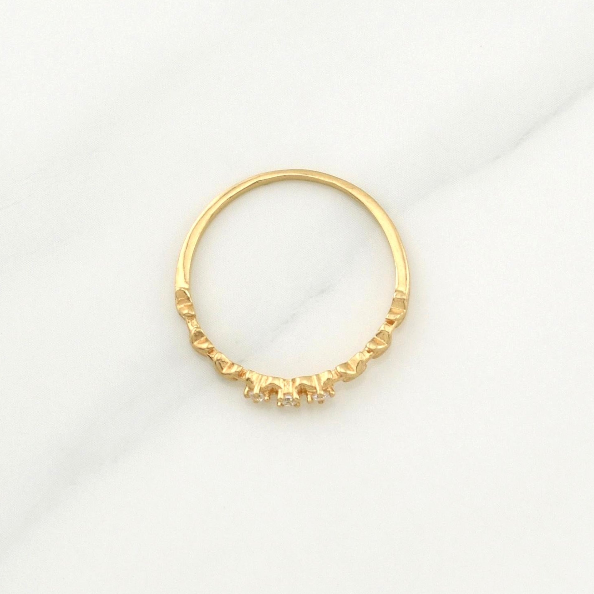 Anillo X 1.15 g / T7 Oro Amarillo 18K