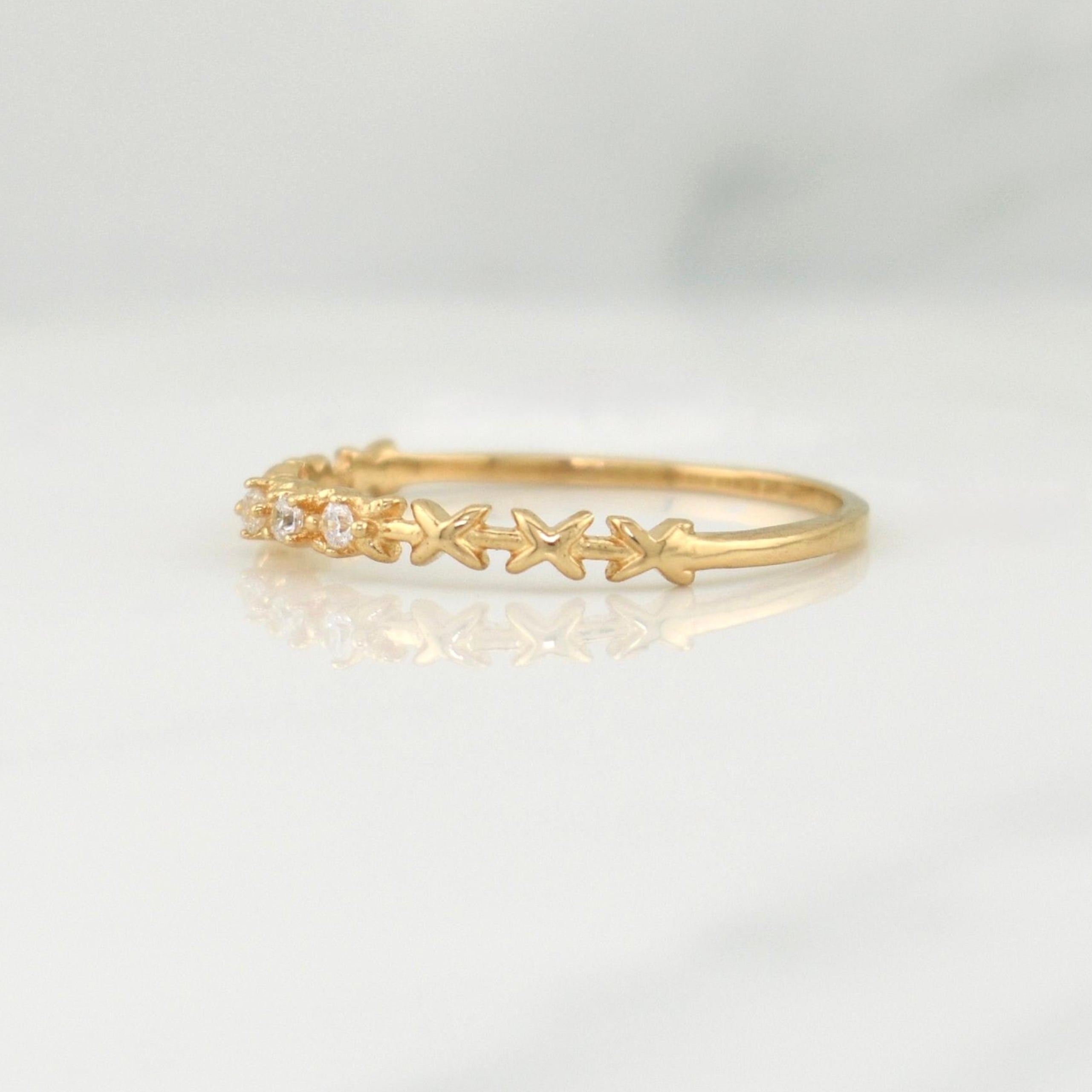 Anillo X 1.15 g / T7 Oro Amarillo 18K