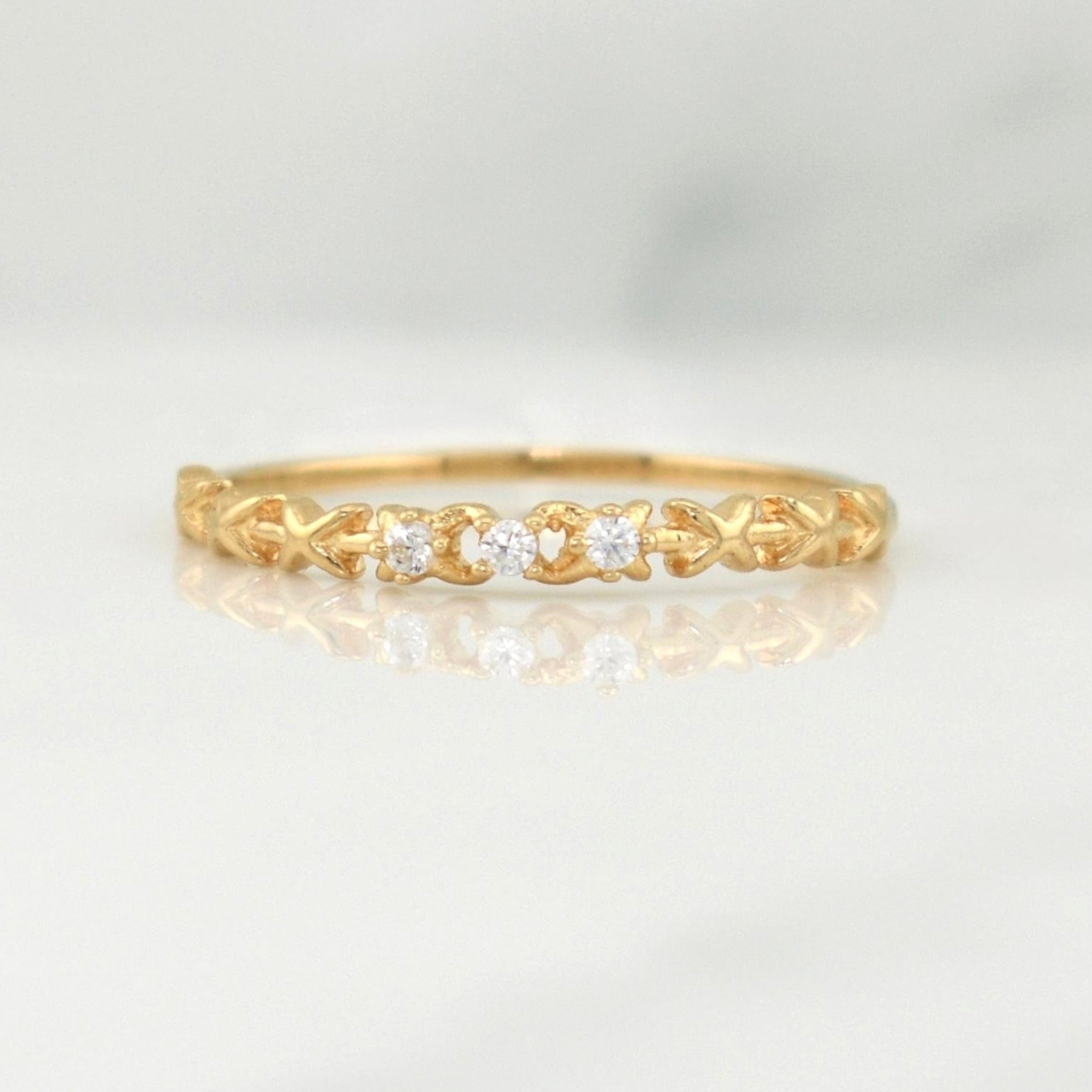 Anillo X 1.15 g / T7 Oro Amarillo 18K