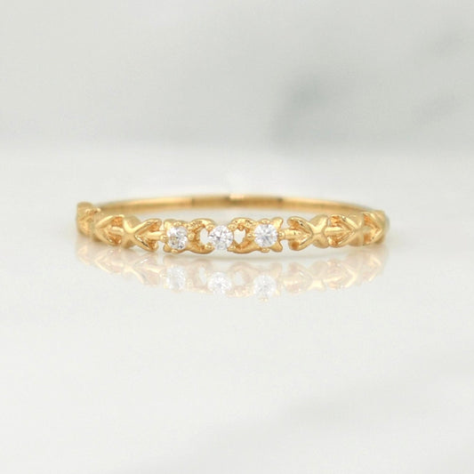 Anillo X 1.15 g / T7 Oro Amarillo 18K