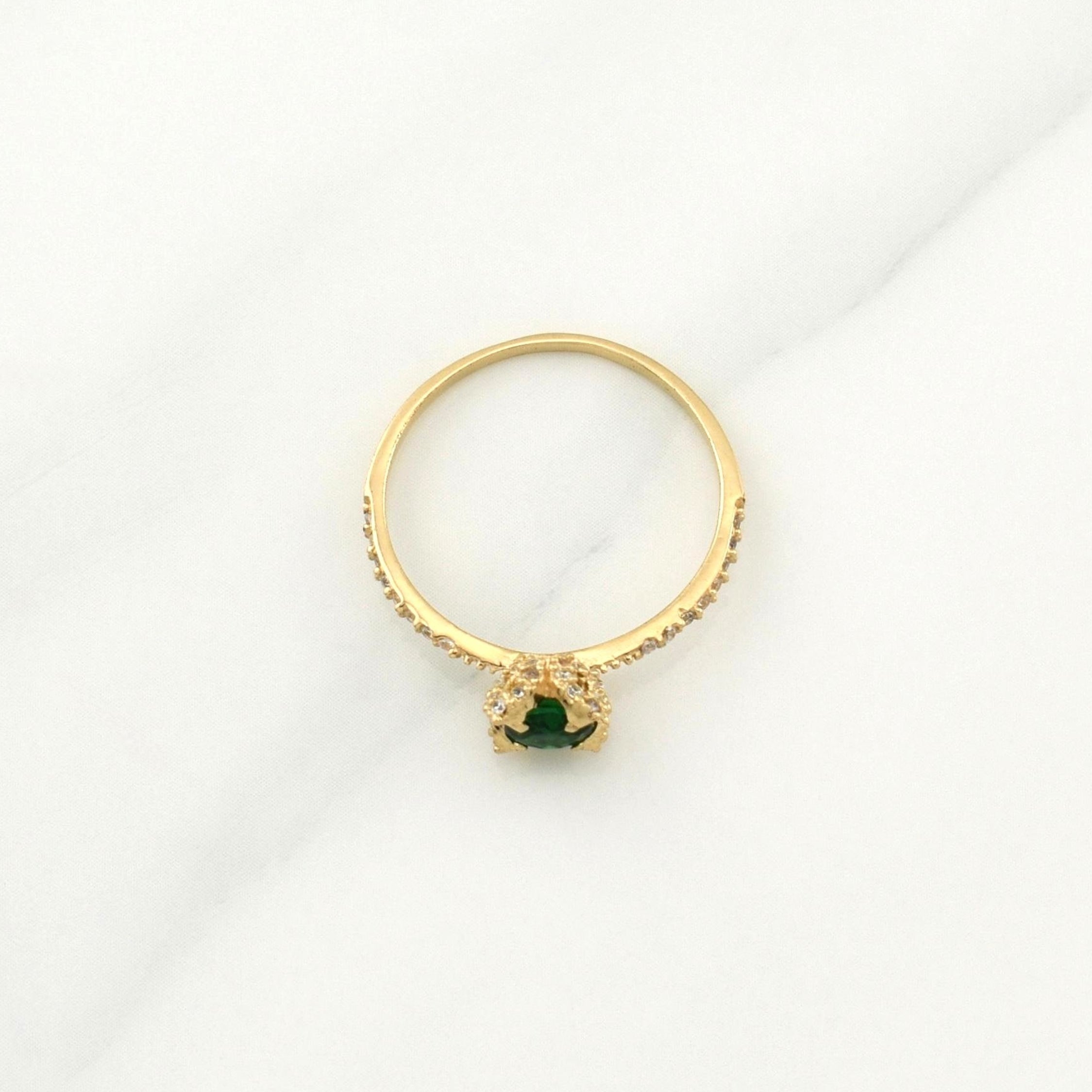 Solitaire Churumbela Ring 1.5 g / T6.5 Yellow Gold 18K