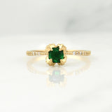 Solitaire Churumbela Ring 1.5 g / T6.5 Yellow Gold 18K