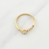 Anillo Solitario 2.05 g / T9 Oro Amarillo 18K