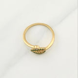 Anillo Hoja 2.55 g / T7,5 Oro Amarillo 18K