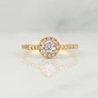 Anillo Halo Churumbela 2.3 g / T7,5 Oro Amarillo 18K