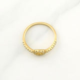 Anillo Circulo Hueco 1.9 g / T6,25 Oro Amarillo 18K