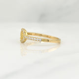 Anillo Circulo Hueco 1.9 g / T6,25 Oro Amarillo 18K