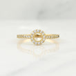 Anillo Circulo Hueco 1.9 g / T6,25 Oro Amarillo 18K