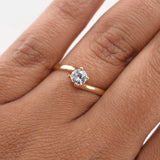 Solitaire Ring 2.2 g / T6.75 Yellow Gold 18K