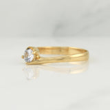 Solitaire Ring 2.2 g / T6.75 Yellow Gold 18K