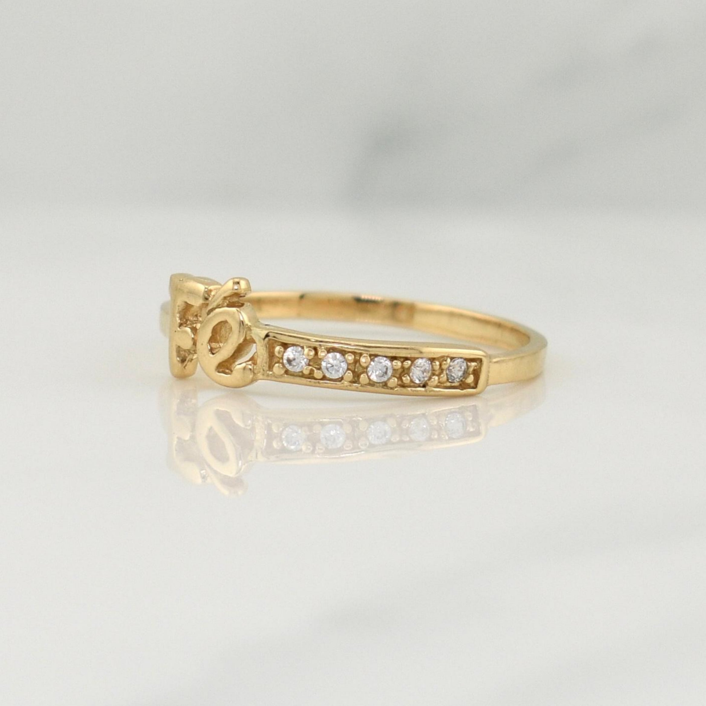 Anillo Fe 1.65 g / T7 Oro Amarillo 18K