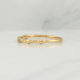 Anillo Mini Corazones 1.45 g / T7,75 Oro Amarillo 18K