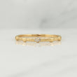 Anillo Mini Corazones 1.45 g / T7,75 Oro Amarillo 18K
