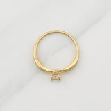 Solitaire Churumbela Ring 1.5 g / T6.5 Yellow Gold 18K