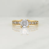 Solitaire Ring 2.1 g / T6.75 Yellow Gold 18K