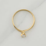 Anillo Solitario 1.15 g / T5,75 Oro Amarillo 18K