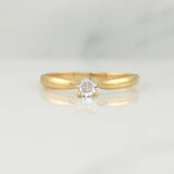 Anillo Solitario 1.15 g / T5,75 Oro Amarillo 18K