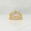 Anillo Quinces 3.2 g / T7,25 Dos Oros Amarillo Blanco 18K