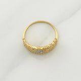 Anillo Quinces 3.2 g / T7,25 Dos Oros Amarillo Blanco 18K